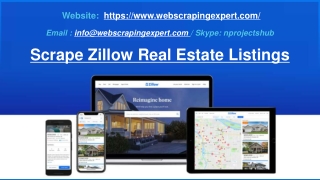 Scrape Zillow Real Estate Listings