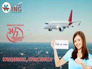 Hire Best Patient Transfer Air Ambulance Service in Delhi by King