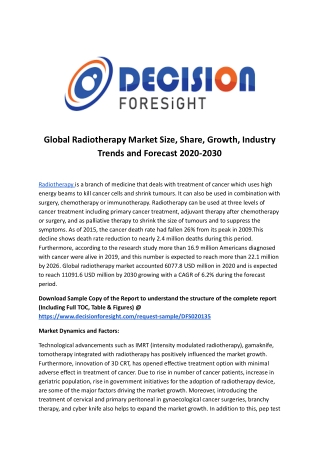 Global Radiotherapy Market.docx