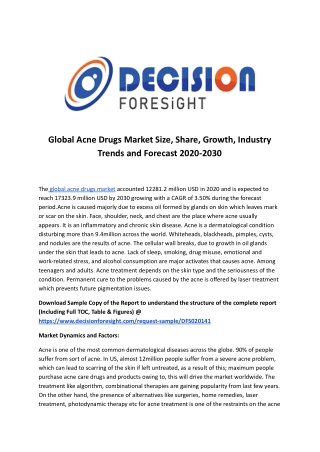 Global Acne Drugs Market .docx