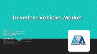 Driverless Vehicles Market