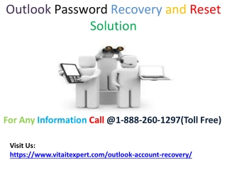 How do I recover my Outlook account