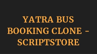YATRA CLONE -SCRIPTSTORE