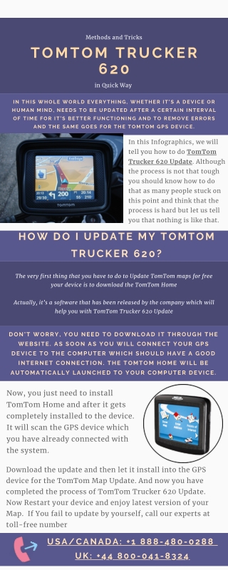 Methods and Tips to Update TomTom Trucker 620 for Free