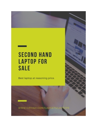 Buy second hand laptop at reasonable price - 1