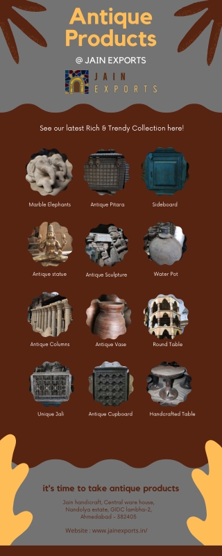 Antique Products in India : Jain Exports