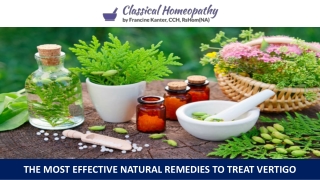 The Most Effective Natural Remedies to Treat Vertigo