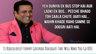 11 Ridiculously Funny Govinda Dialogues That Will Make You Go ROFL..