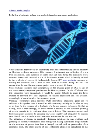 Gene Synthesis15j