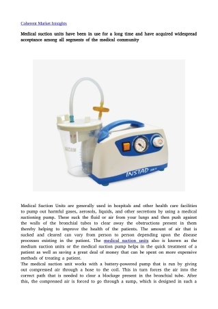 Medical suction units 15j