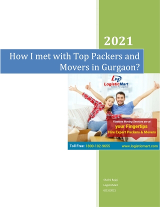 How I met with Top Packers and Movers in Gurgaon