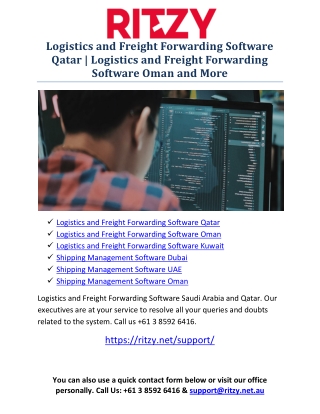 Logistics and Freight Forwarding Software Oman