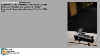 Small Arms Market Boom in Near Future!