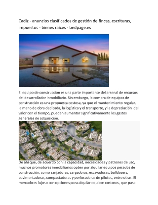 Cadiz - anuncios clasificados de gestión de fincas, escrituras, impuestos - bienes raíces - bedpage.es-converted-convert