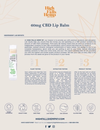 60mg CBD Lip Balm