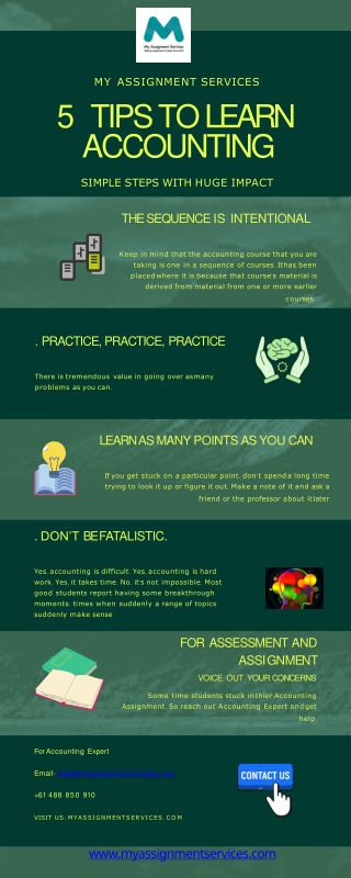 How to learn Accounting and their Objectives