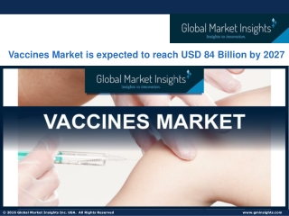 Vaccines Market Outlook 2021 - Industry Statistics Analysis by 2027