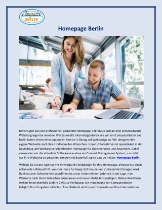 Homepage Berlin