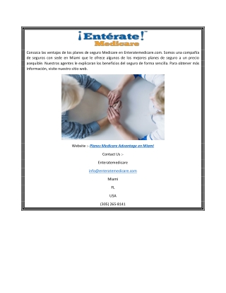 Planes Medicare Advantage en Miami (1)