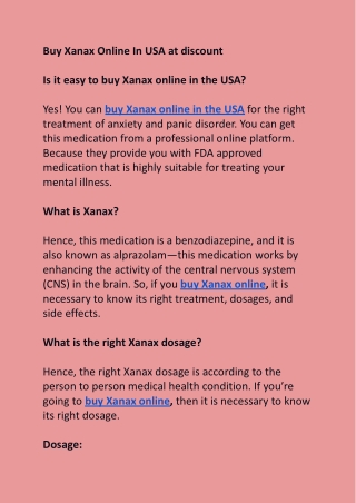 Buy Xanax Online In USA at discount .docx