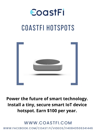 Coastfi hotspot review- Passive Income Opportunity Explained!