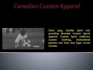 Canadian Custom Apparel