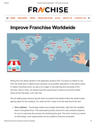 Improve Franchise Worldwide - The Franchise Universe
