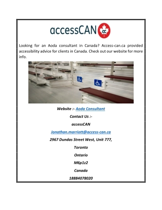 Aoda Consultant | Access-can.ca