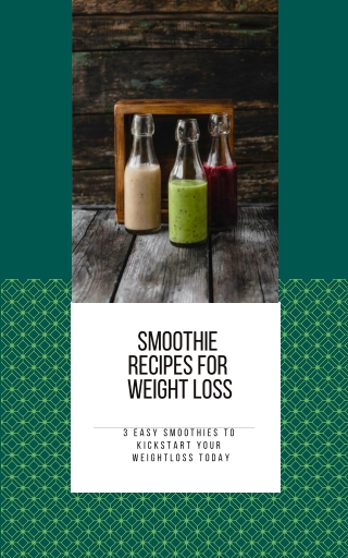 healthy lose weight smoothies