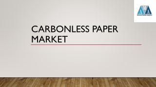 Carbonless Paper Market