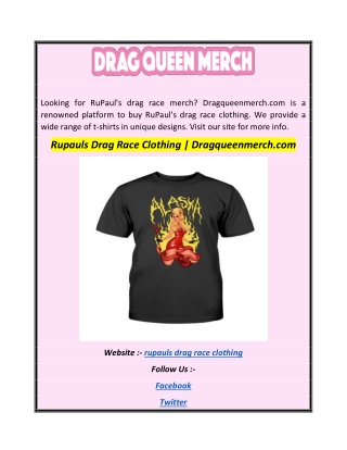 Rupauls Drag Race Clothing  Dragqueenmerch