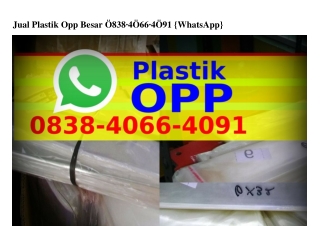 Jual Plastik Opp Besar ౦8ᣮ8_ㄐ౦ᏮᏮ_ㄐ౦9l{WA}