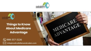 Things to Know About Medicare Advantage