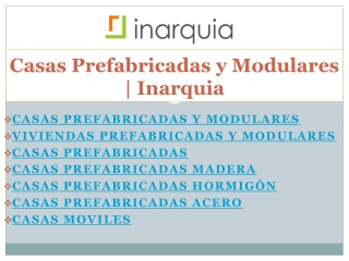 Casas Prefabricadas y Modulares