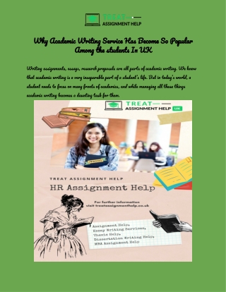 Why Academic Writing Service Has Become So Popular Among the students In UK