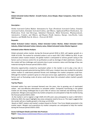 Activated carbon Market Analysis1.docx