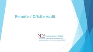 Remote  Offsite Audit