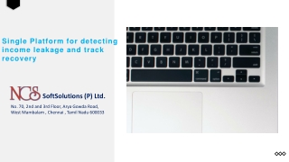 Single Platform for detecting income leakage and track recovery