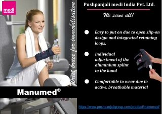 Manumed for Wrist | Pushpanjali medi India Pvt Ltd