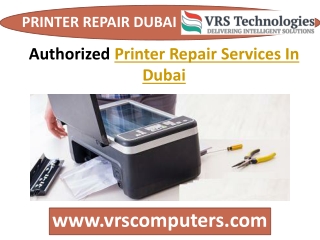 Authorized Printer Repair Services In Dubai