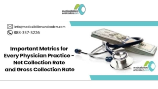 Important metrics for every physician practice – Net and Gross Collection Rate