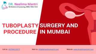 Tuboplasty Surgery and Procedure in Mumbai
