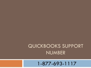 QuickBooks Support Number 1-877-693-1117