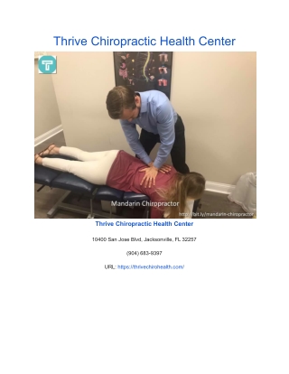 Thrive Chiropractic Health Center