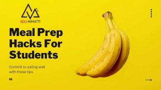 Meal Prep Hacks For Students