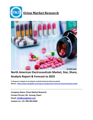 North American Electroceuticals Market Trends, Size, Competitive Analysis and Fo