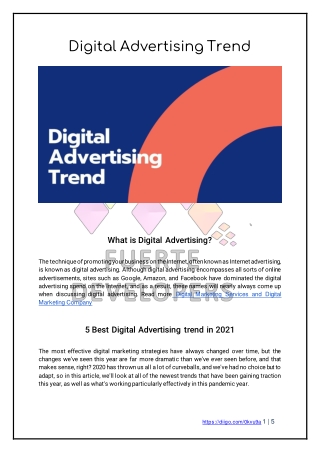 Digital Advertising Trend