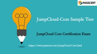 JumpCloud Core Certification Exam Dumps