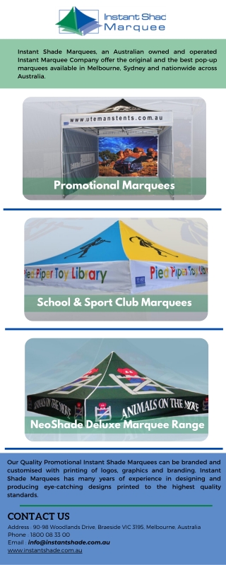 Increase Brand Awareness with Marquee for Sale in Australia