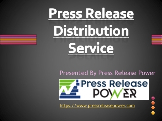 Press Release Distribution Service